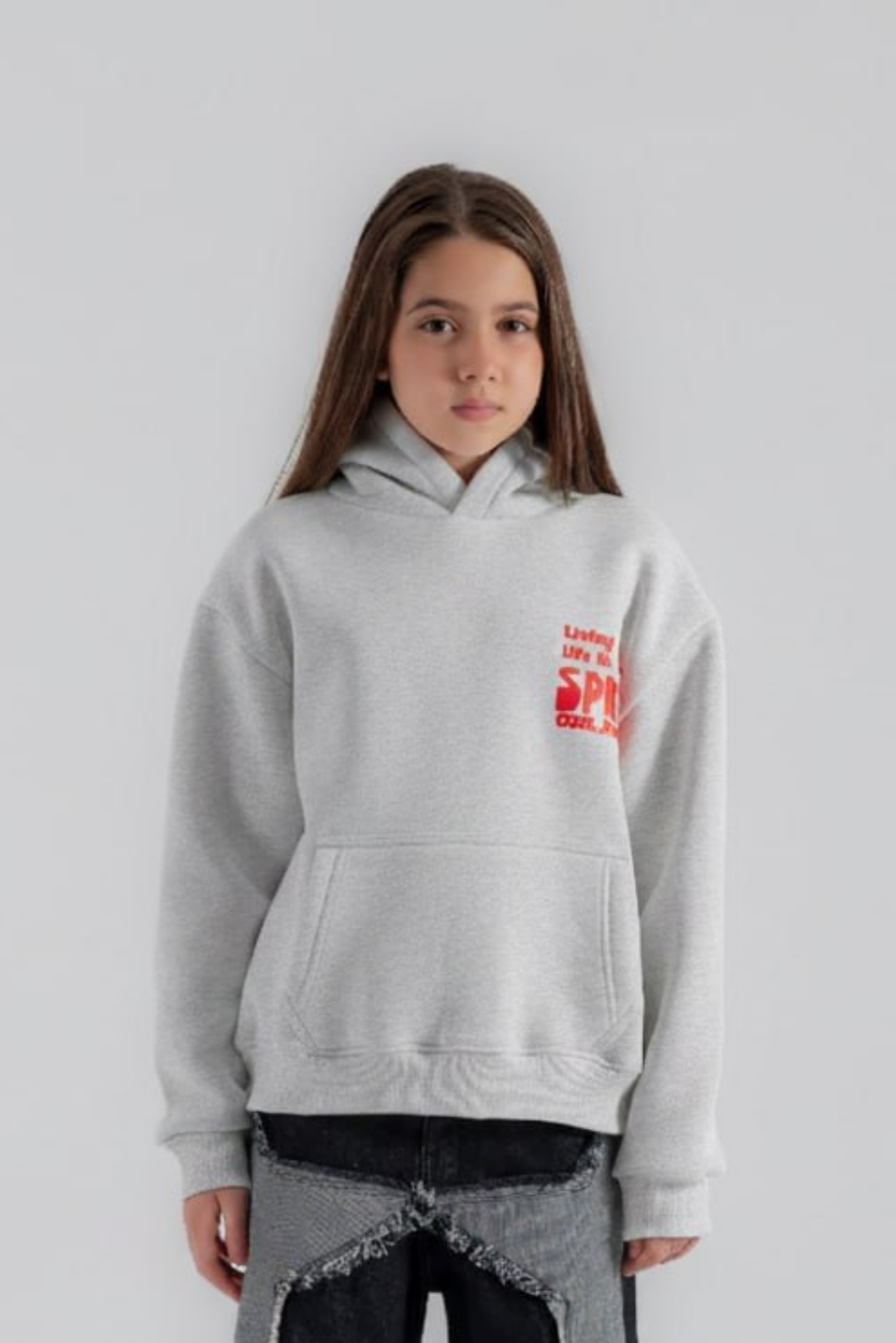 "flamingo" hoodie for girls