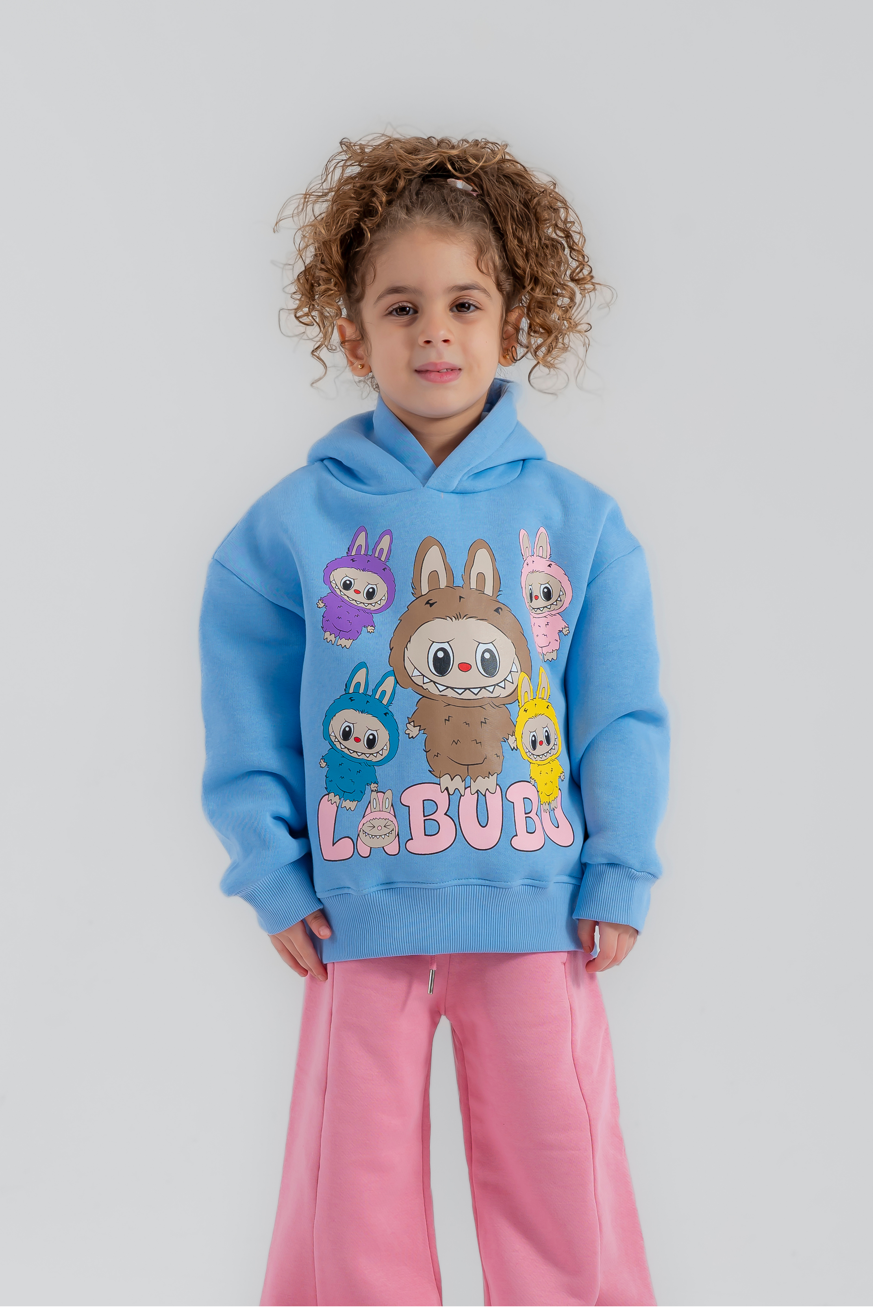 "Labubu Character Lineup "Hoodie for girls