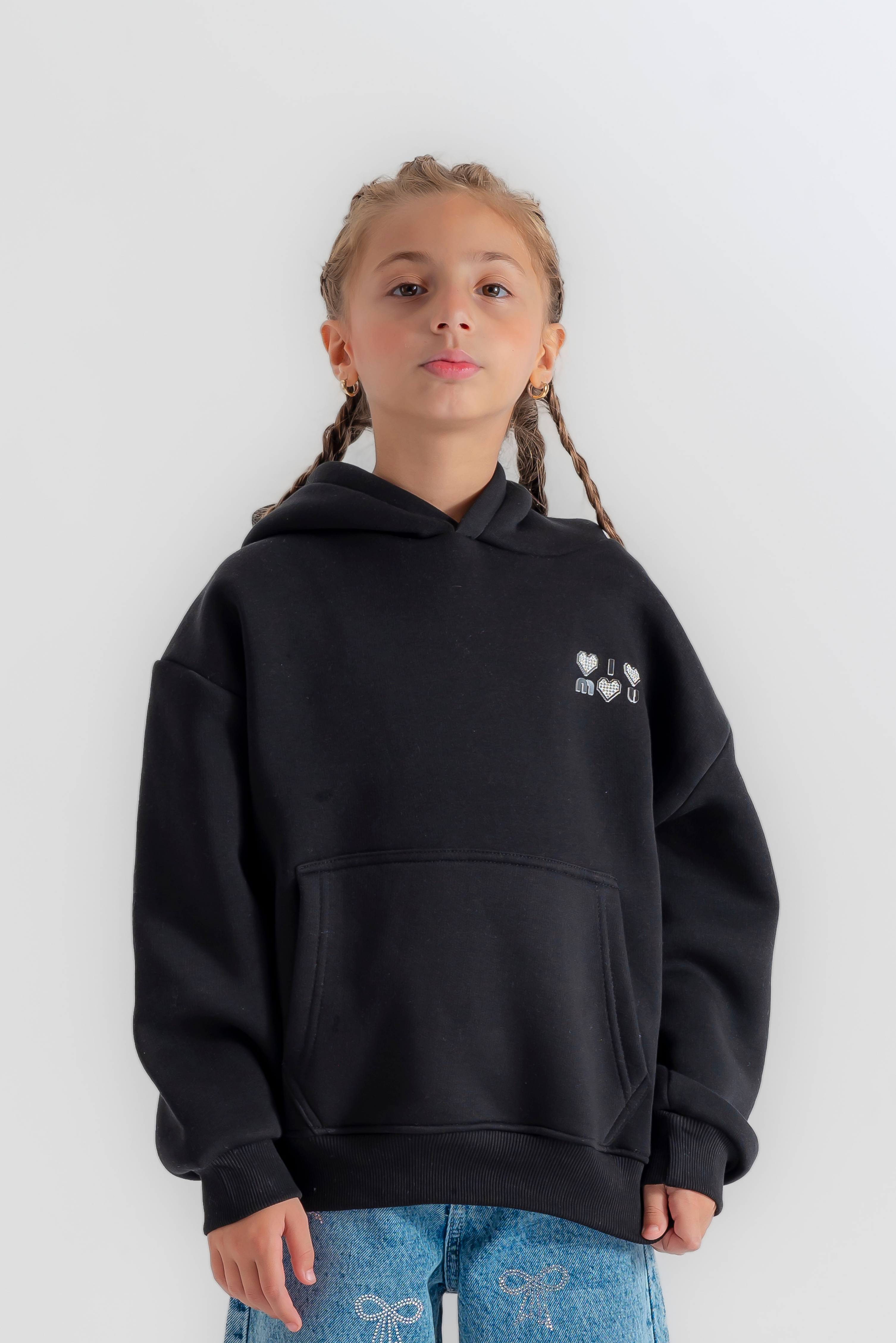 "The Subtle Stitch Hoodie"for girls