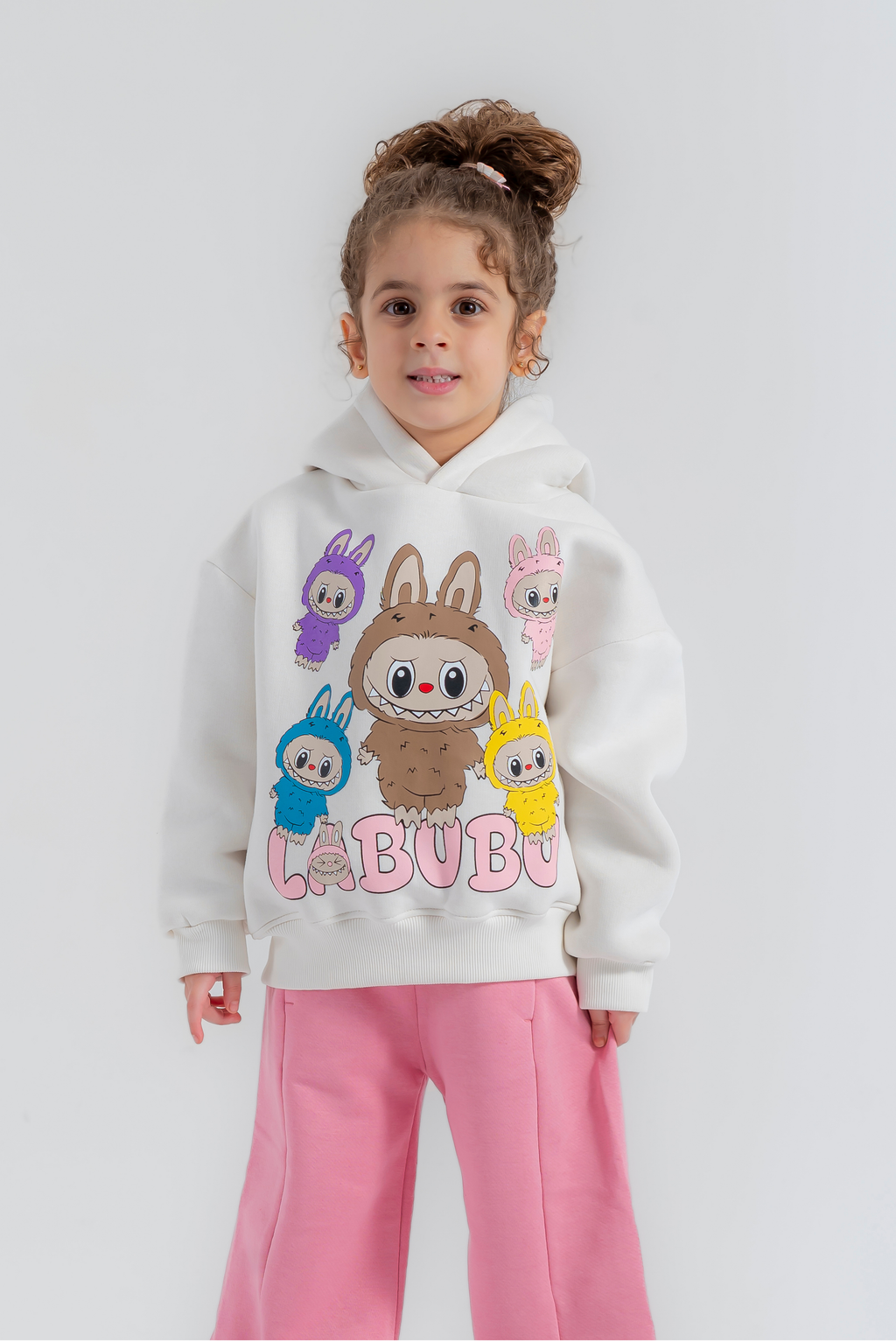 "Labubu Character Lineup "Hoodie for girls