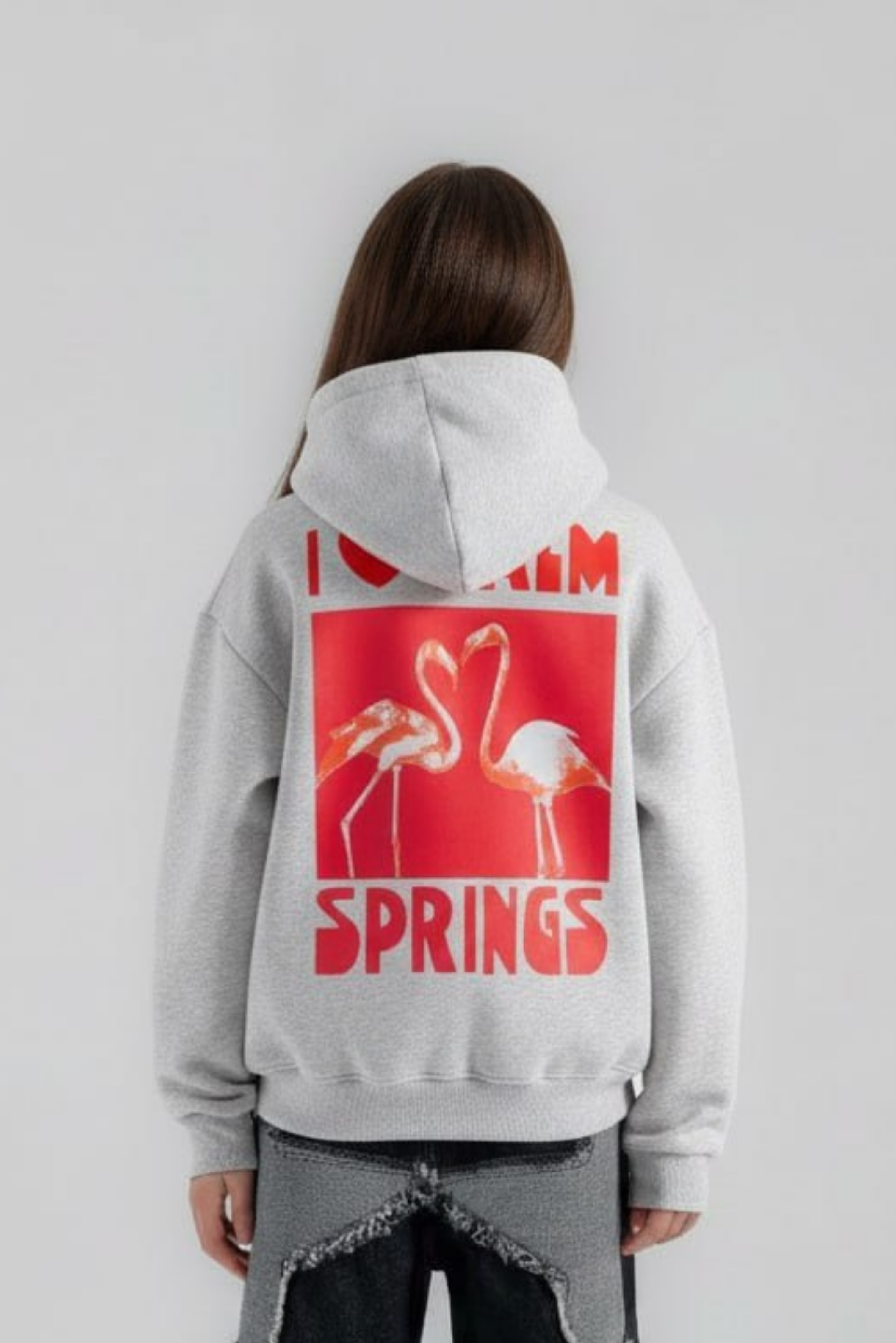 "flamingo" hoodie for girls