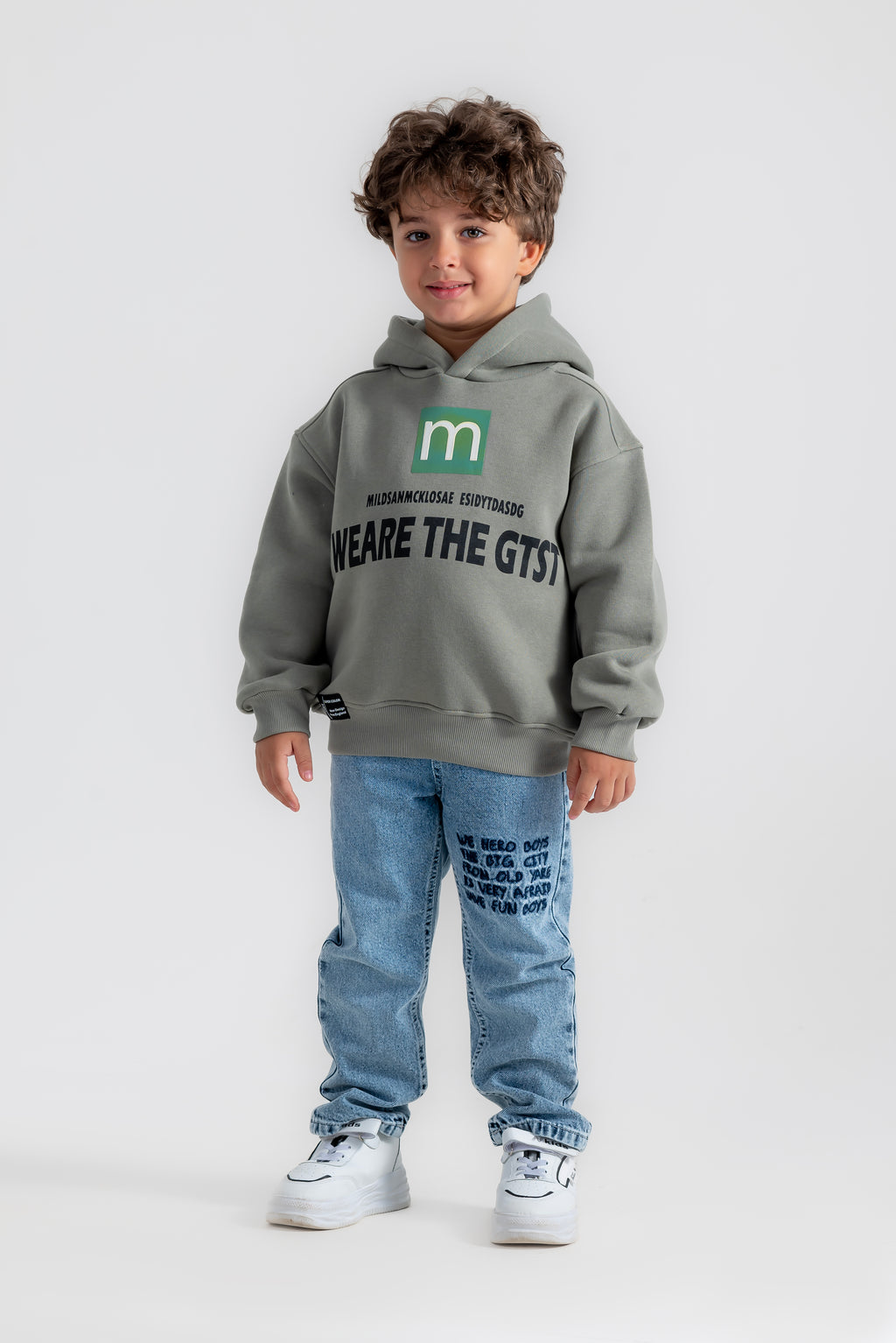 "Elastic Waist Denim" Pants for boys