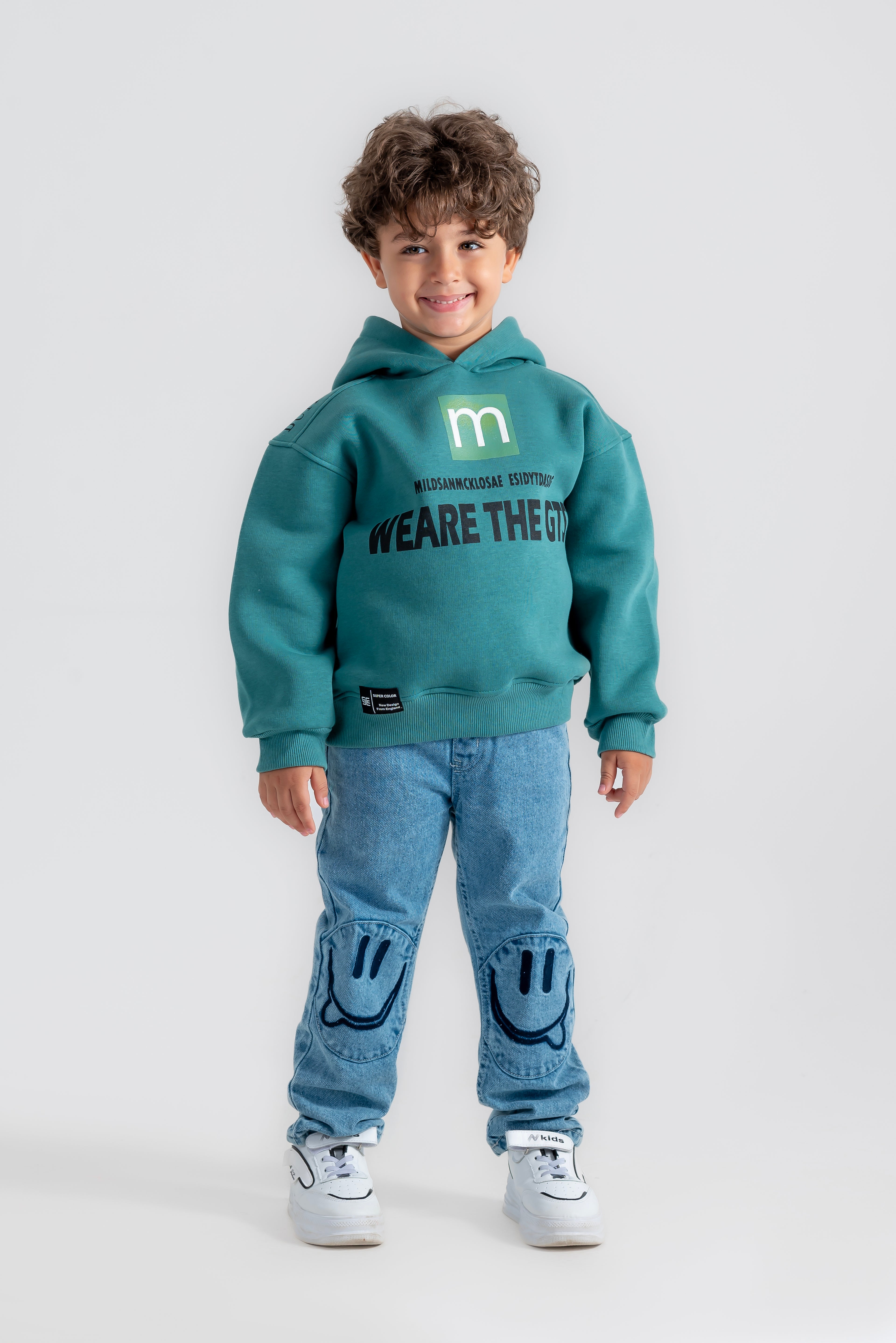 "m" hoodie for boys