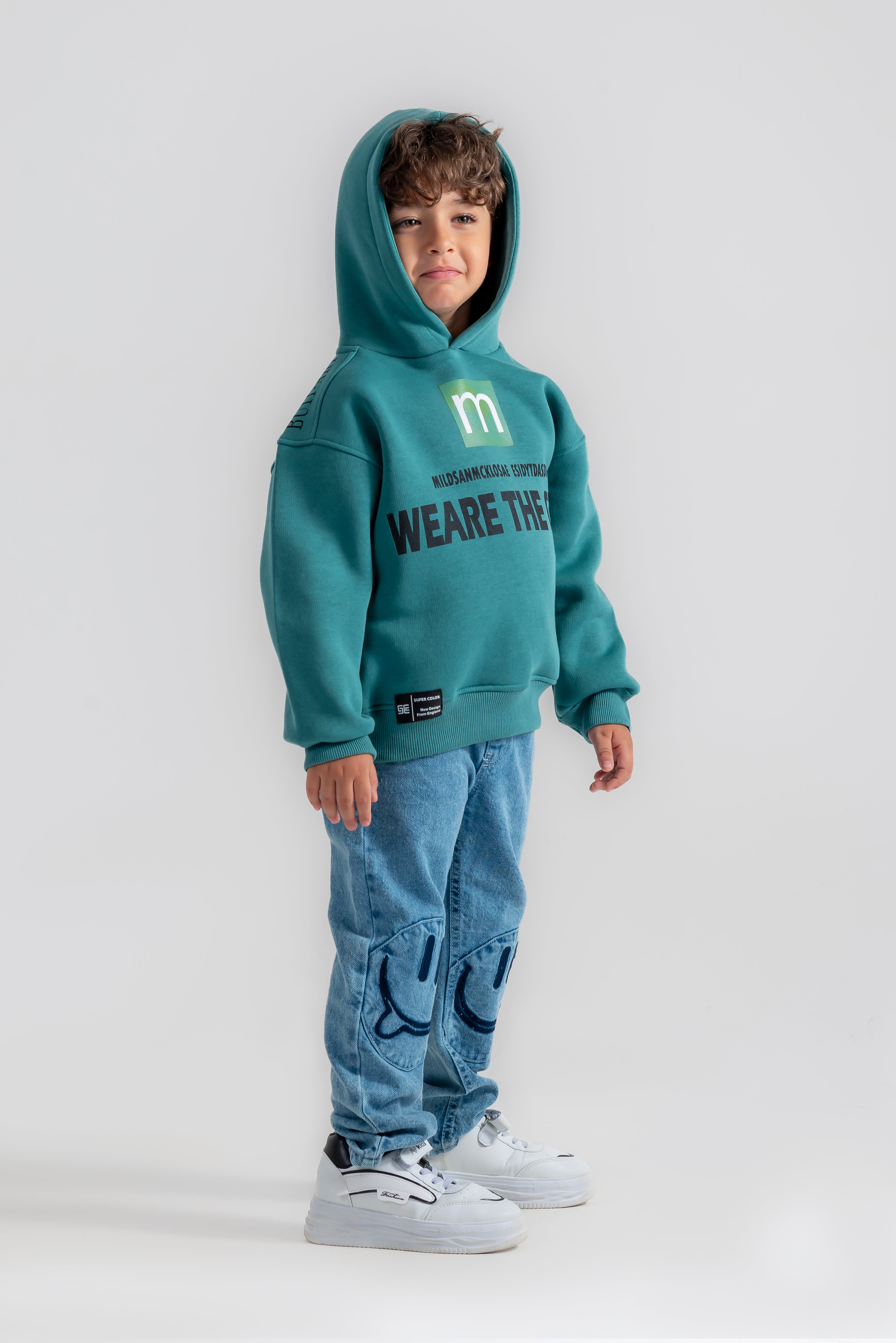 "m" hoodie for boys