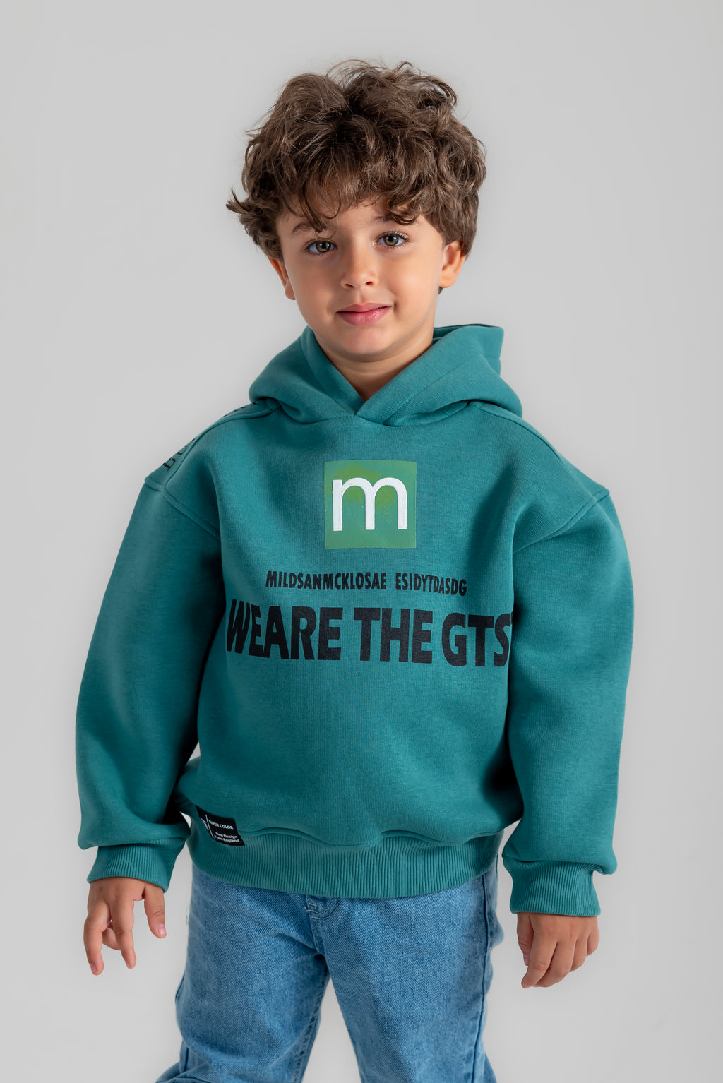 "m" hoodie for boys