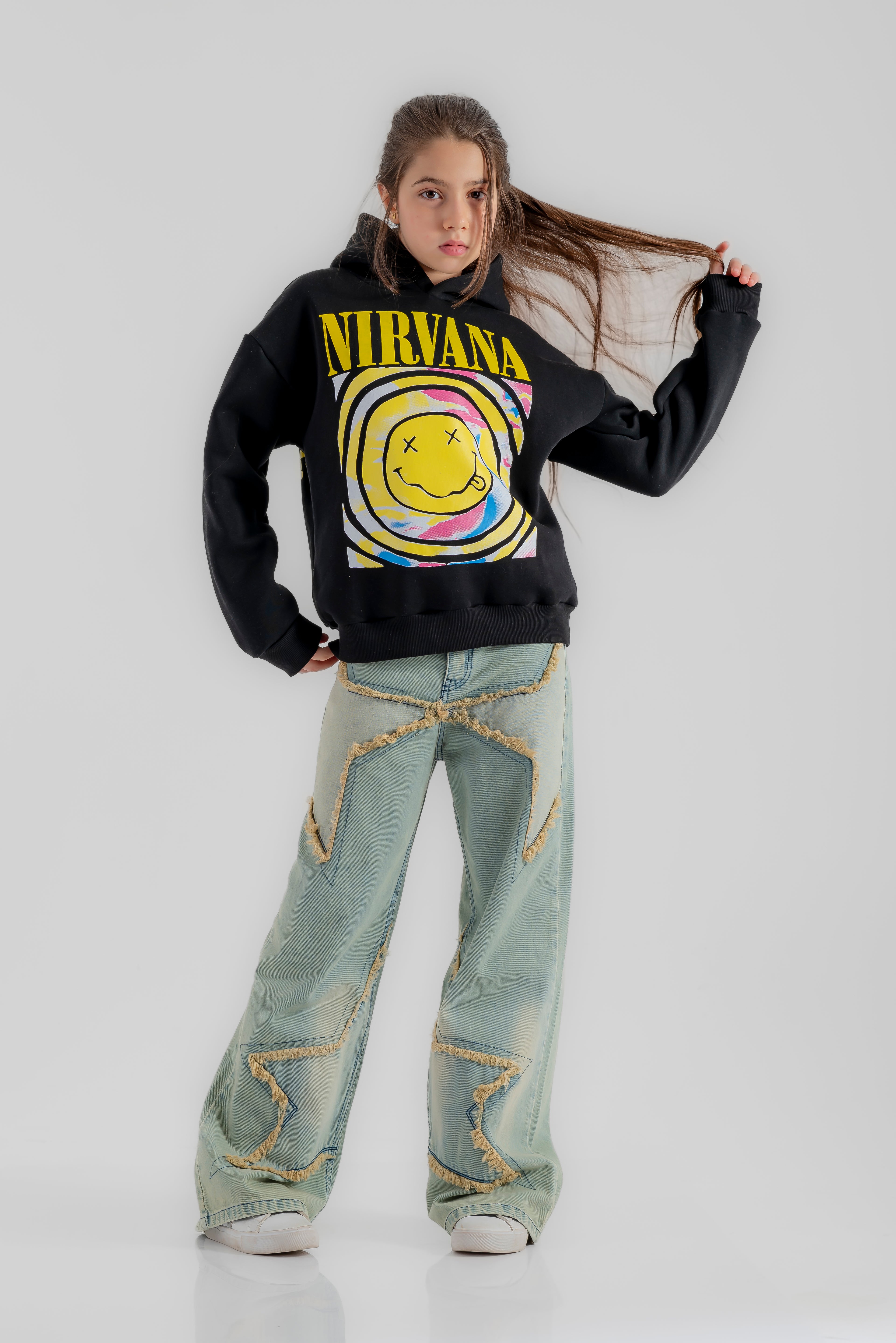 "NIRVANA" hoodie for girls
