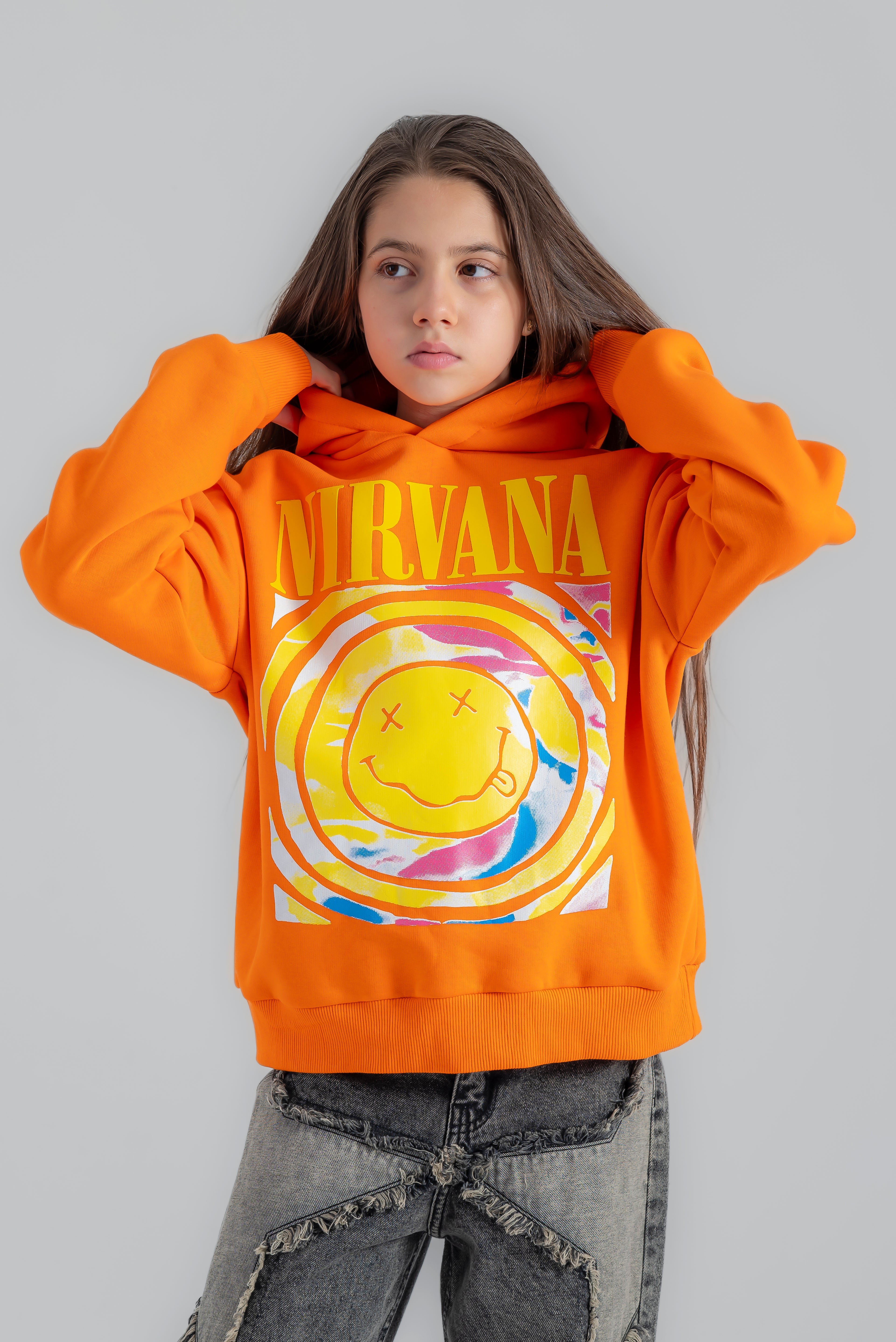 "NIRVANA" hoodie for girls