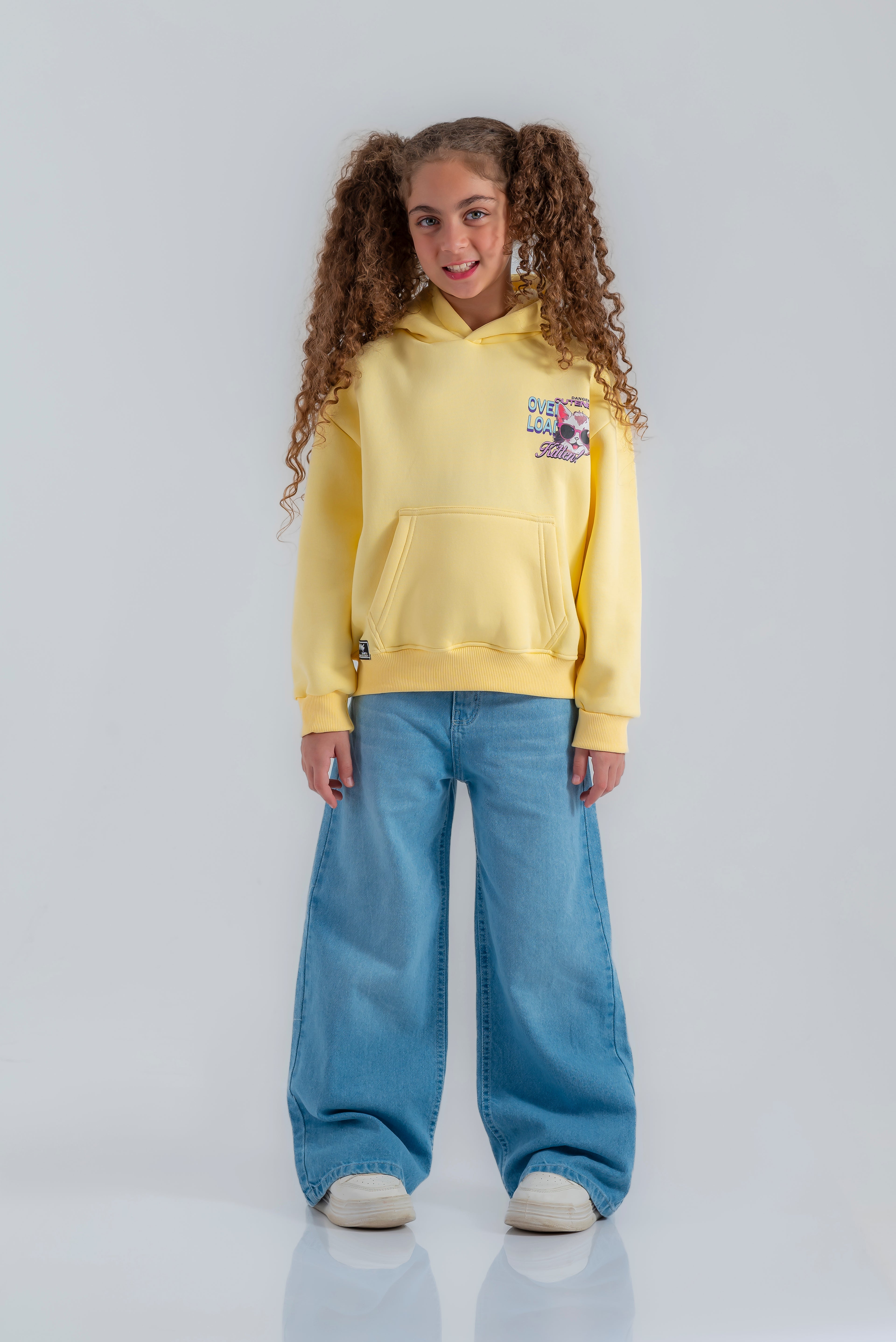 "Plain wide-leg pants" for girls