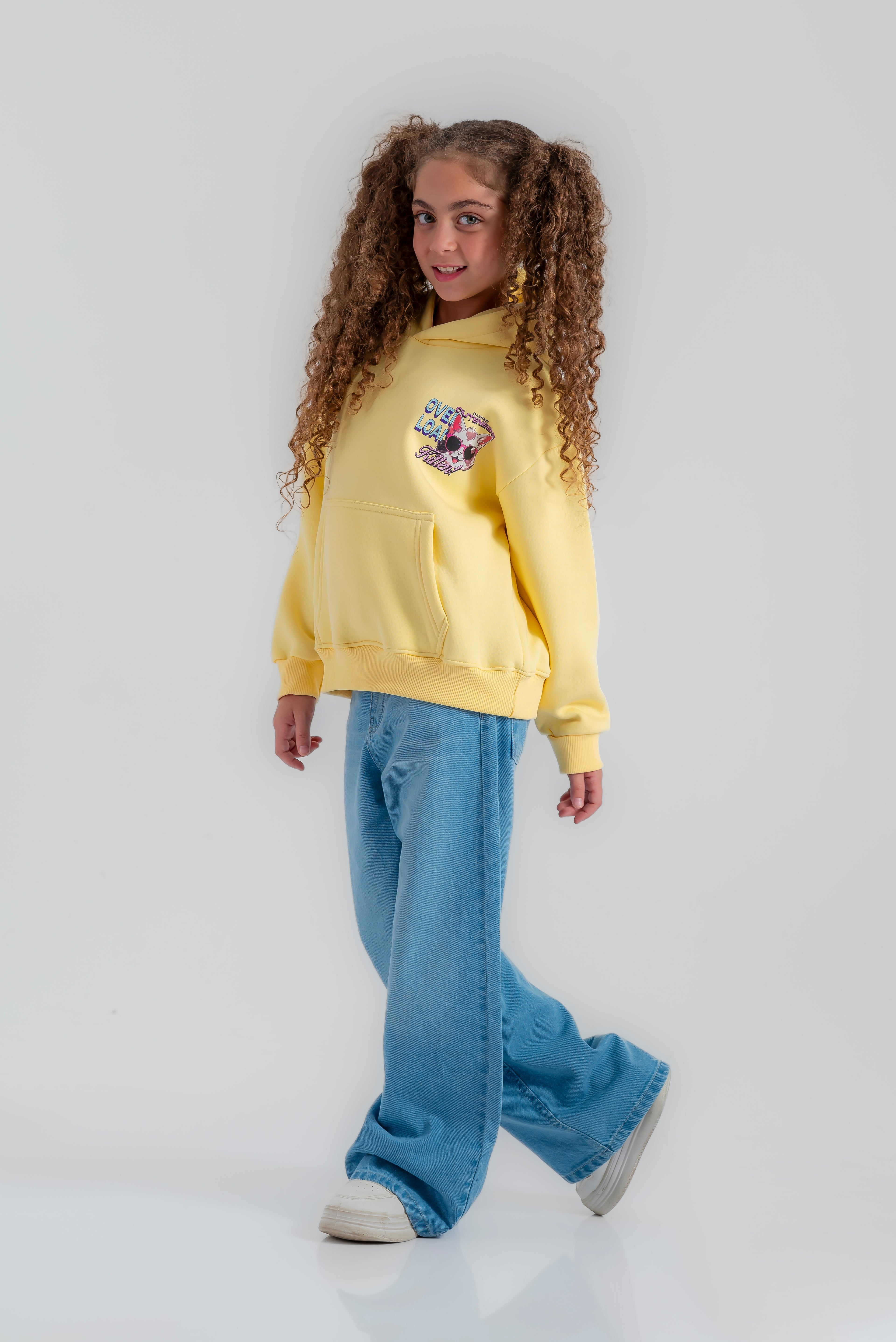 "Plain wide-leg pants" for girls