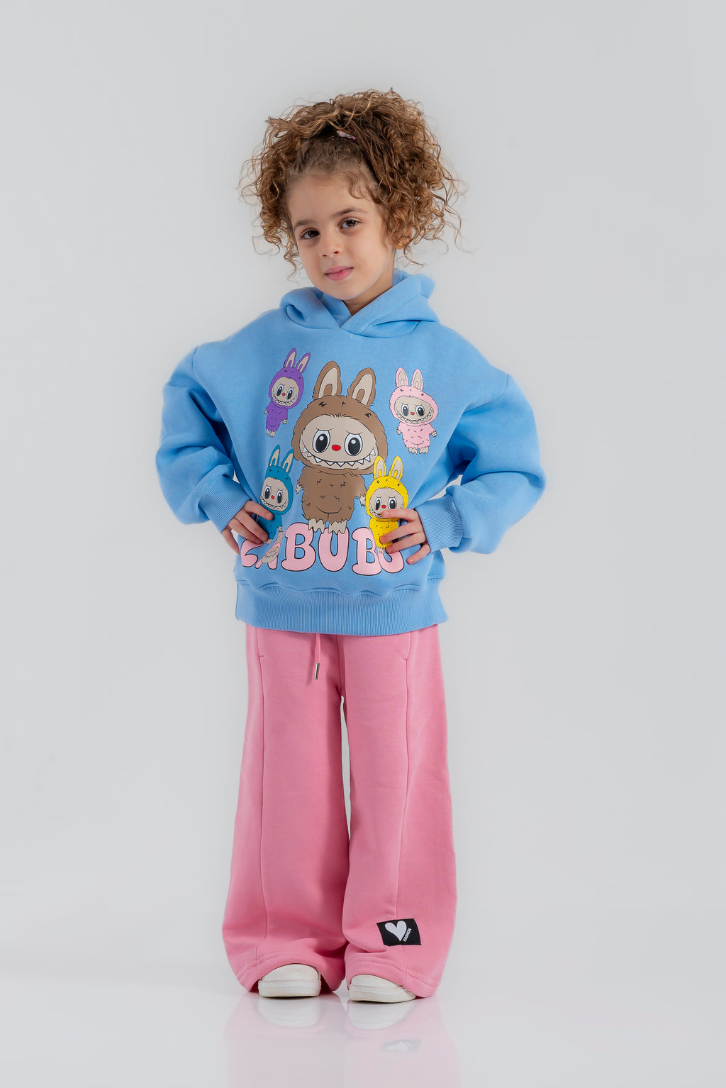 "Labubu Character Lineup "Hoodie for girls