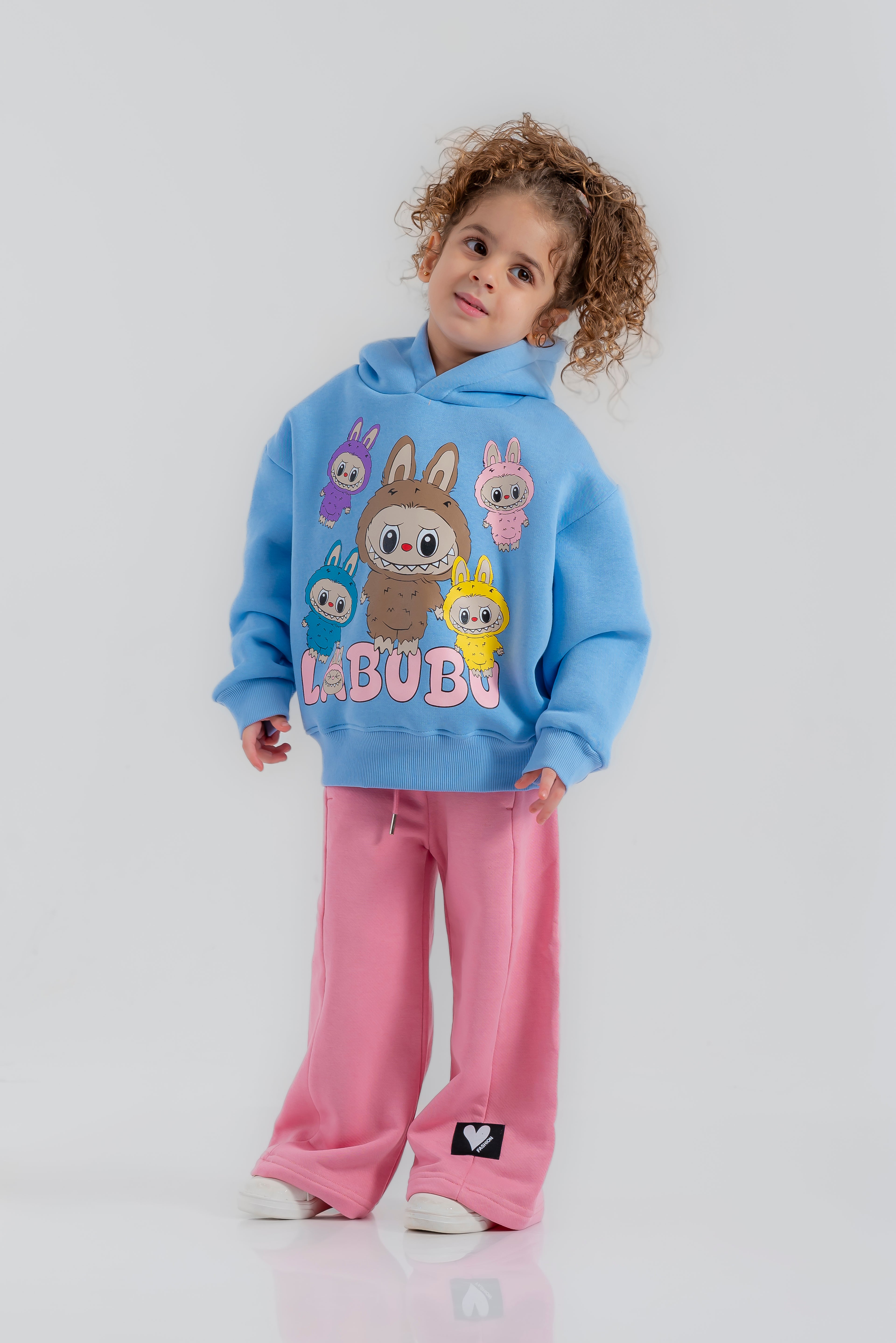 "Labubu Character Lineup "Hoodie for girls