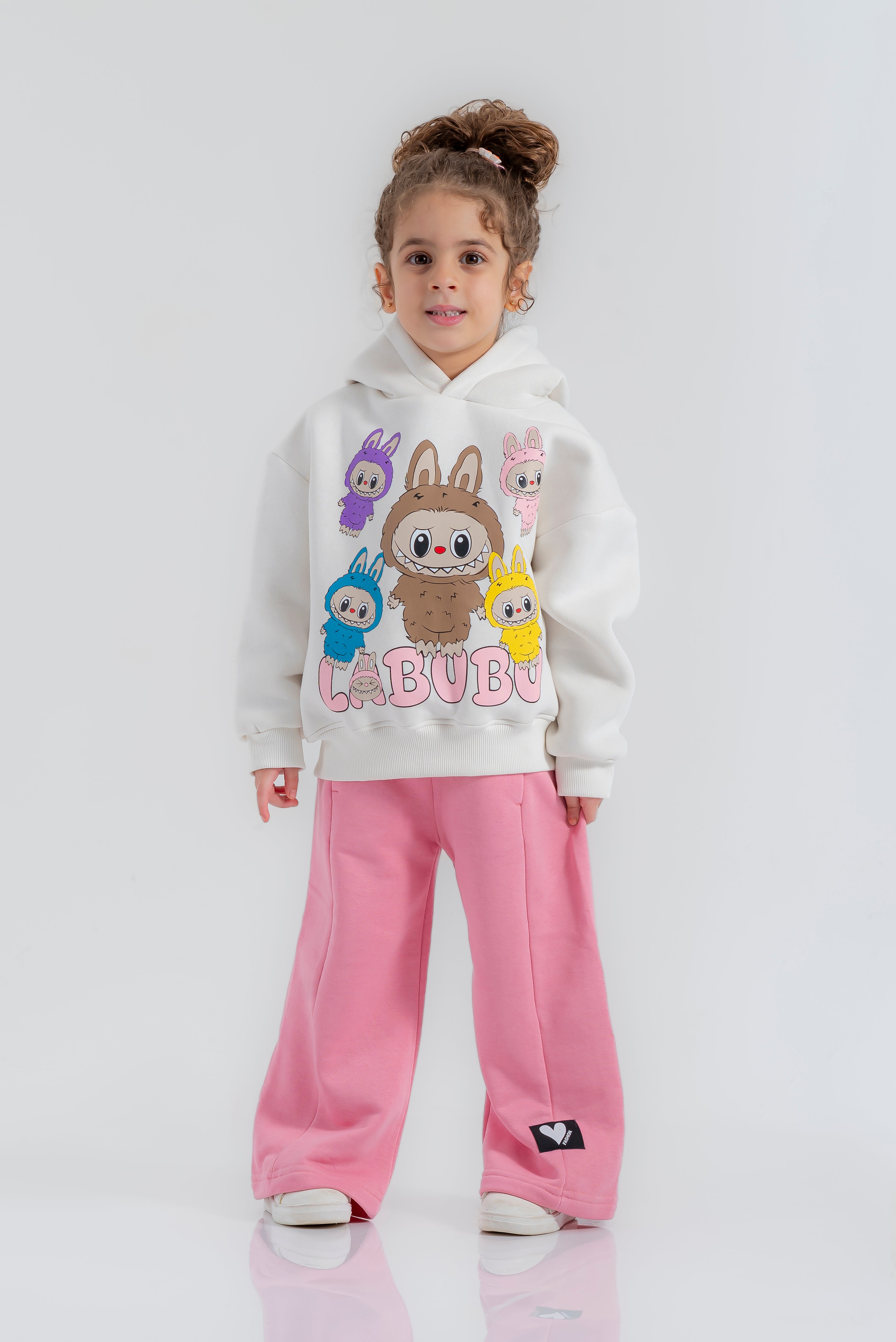 "Labubu Character Lineup "Hoodie for girls