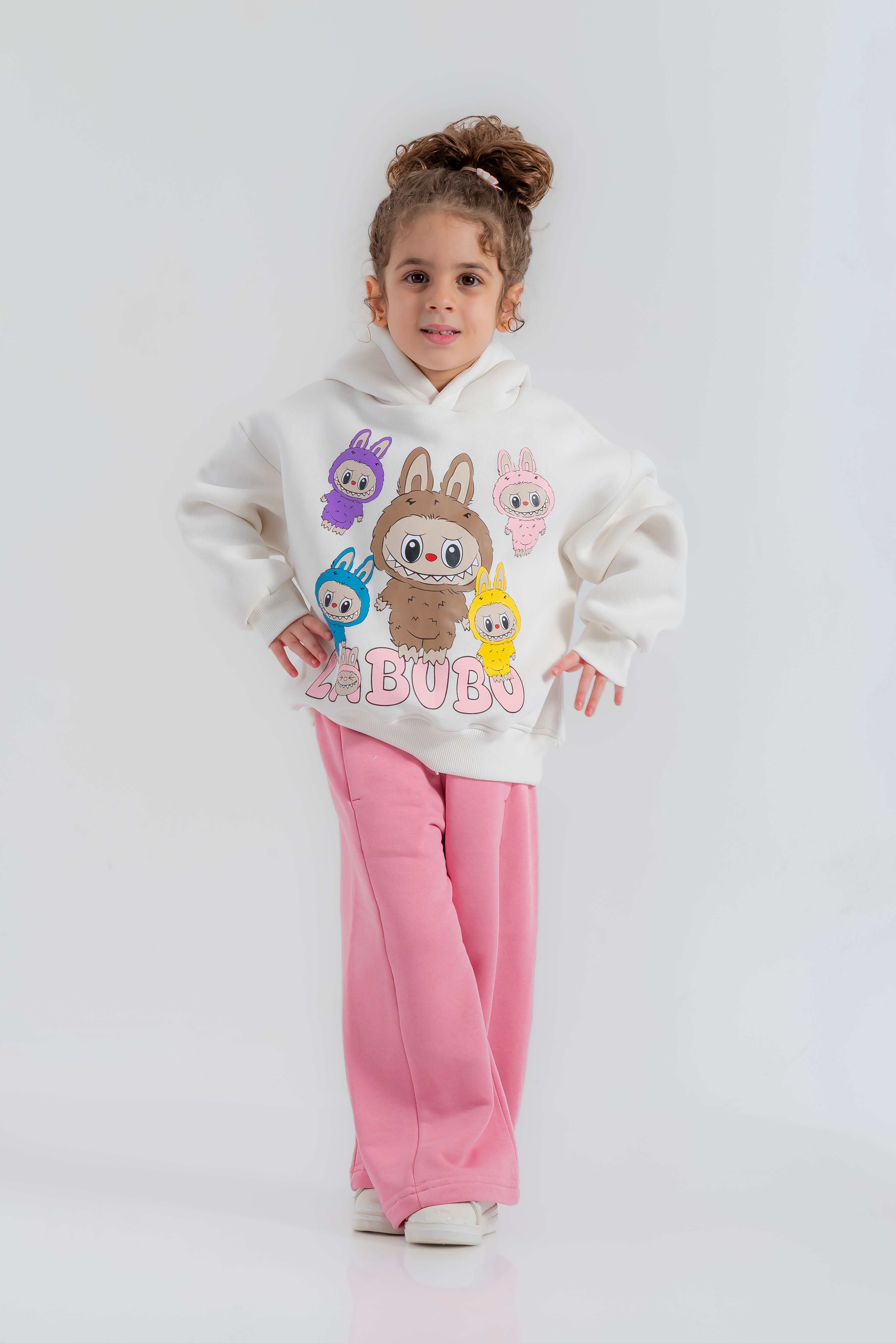 "Labubu Character Lineup "Hoodie for girls