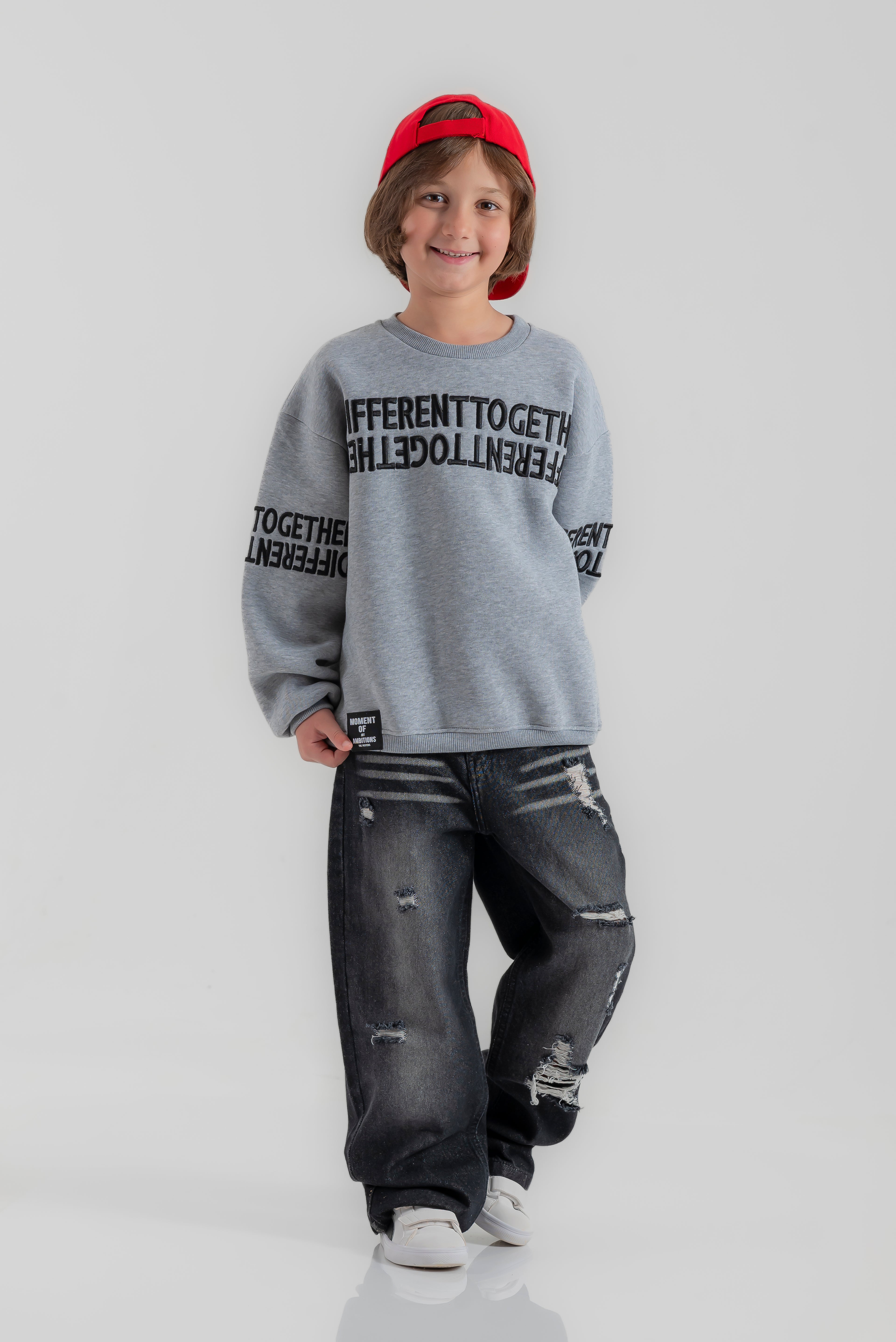 "Different sweatshirt" for boys