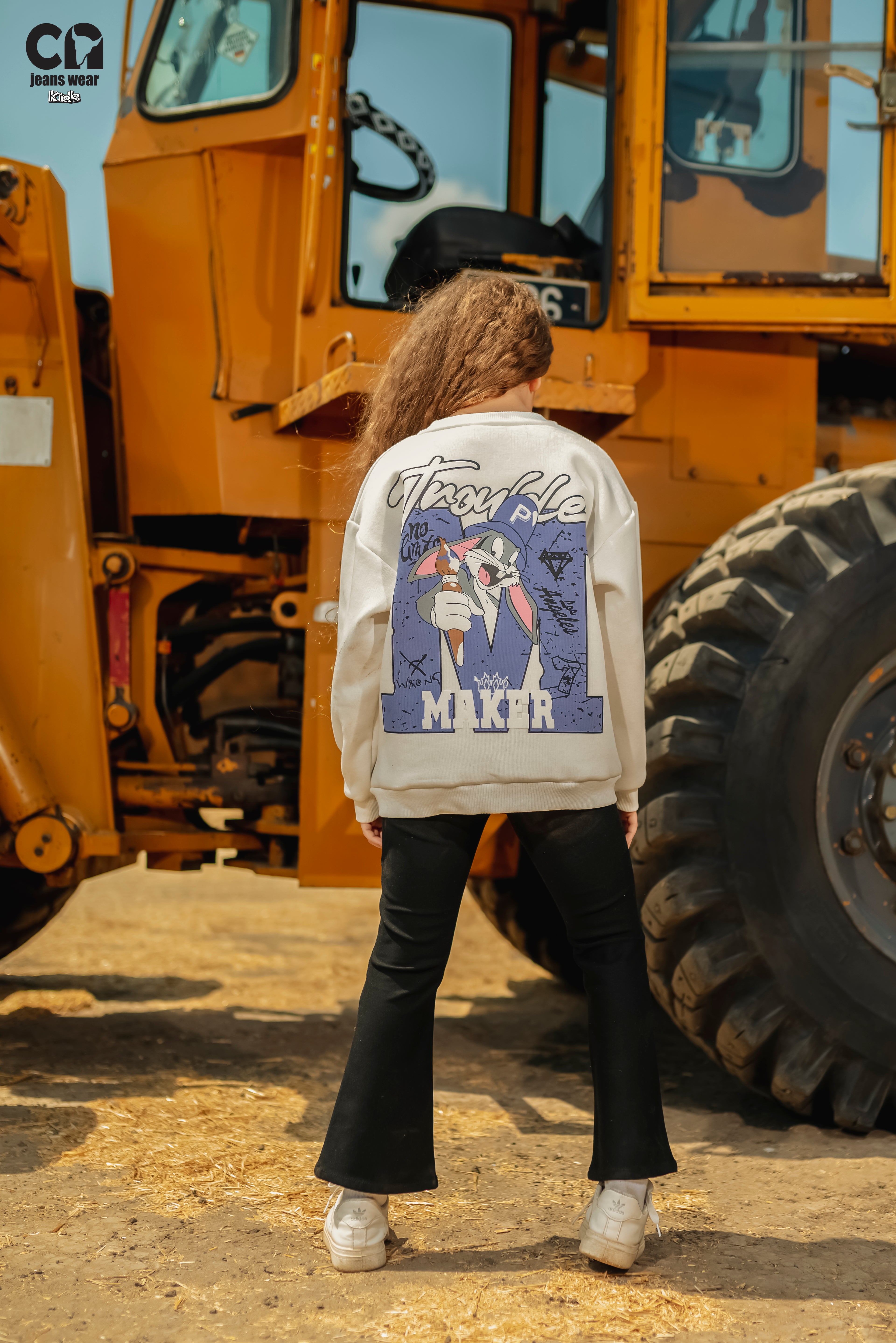 "Trouble MAKER "Girls Sweatshirts