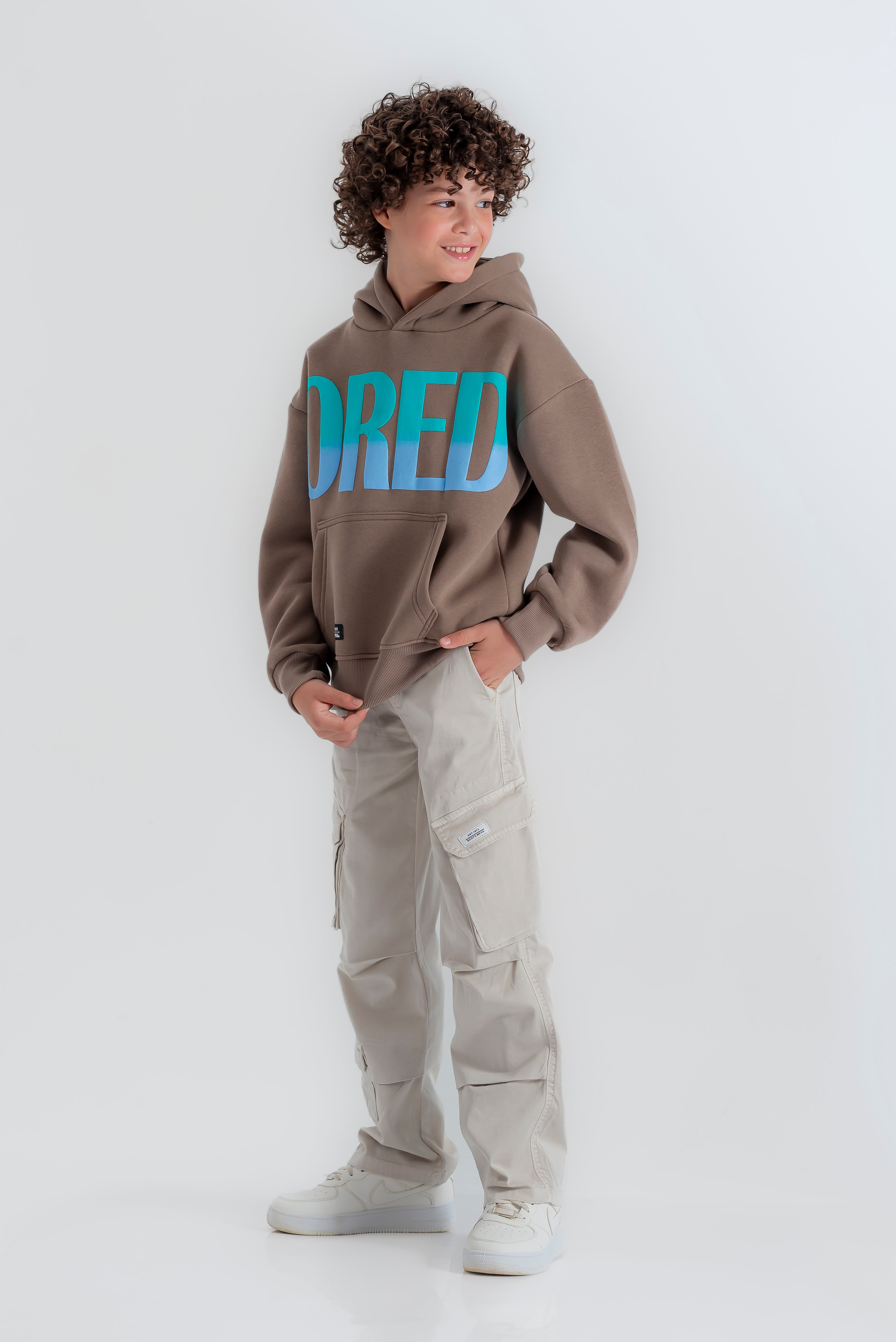 "ORED" hoodie for boys