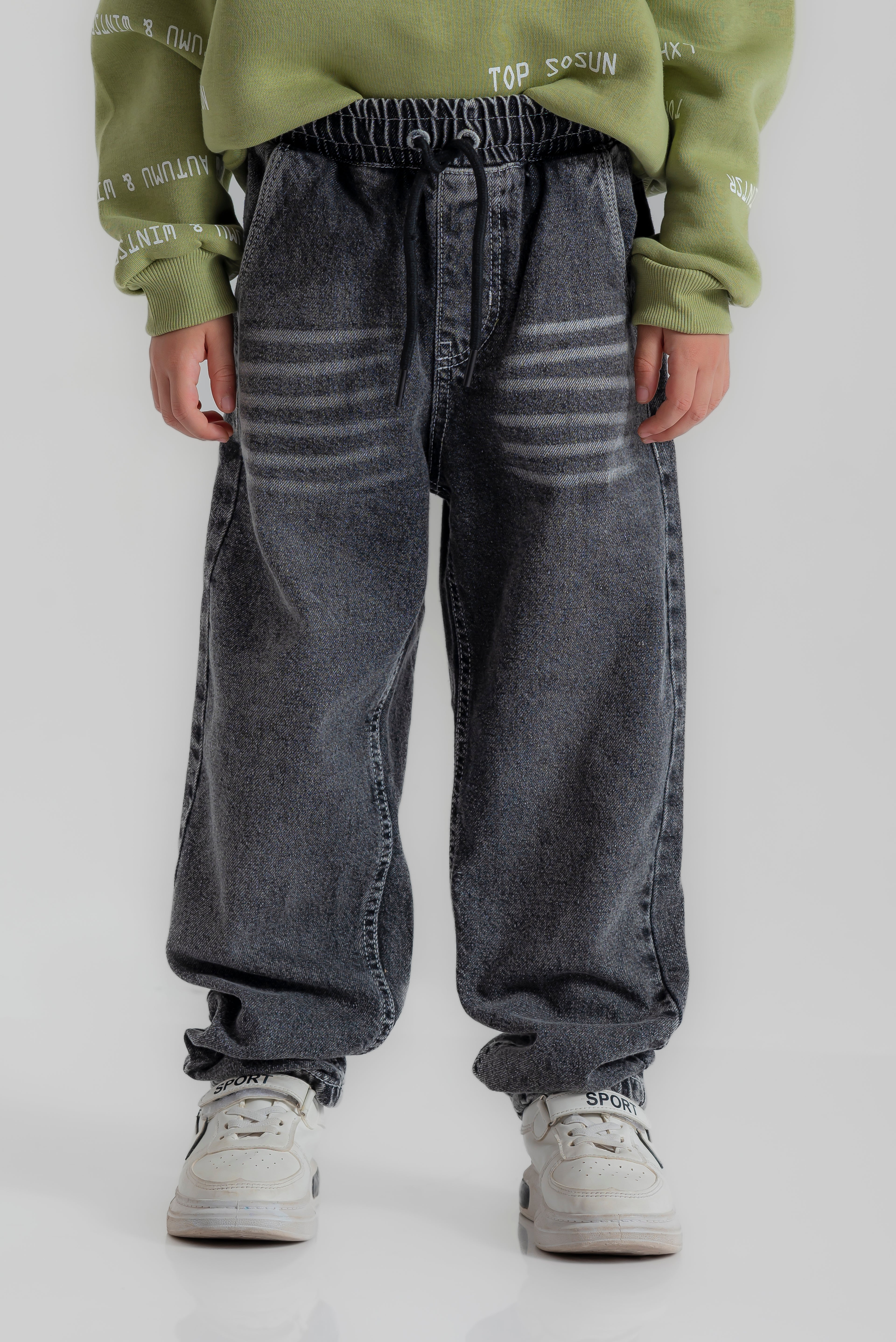 'Elastic waistband pants" for boys