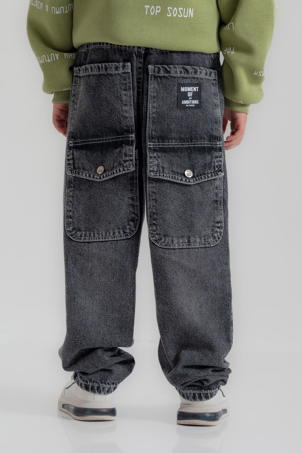 'Elastic waistband pants" for boys