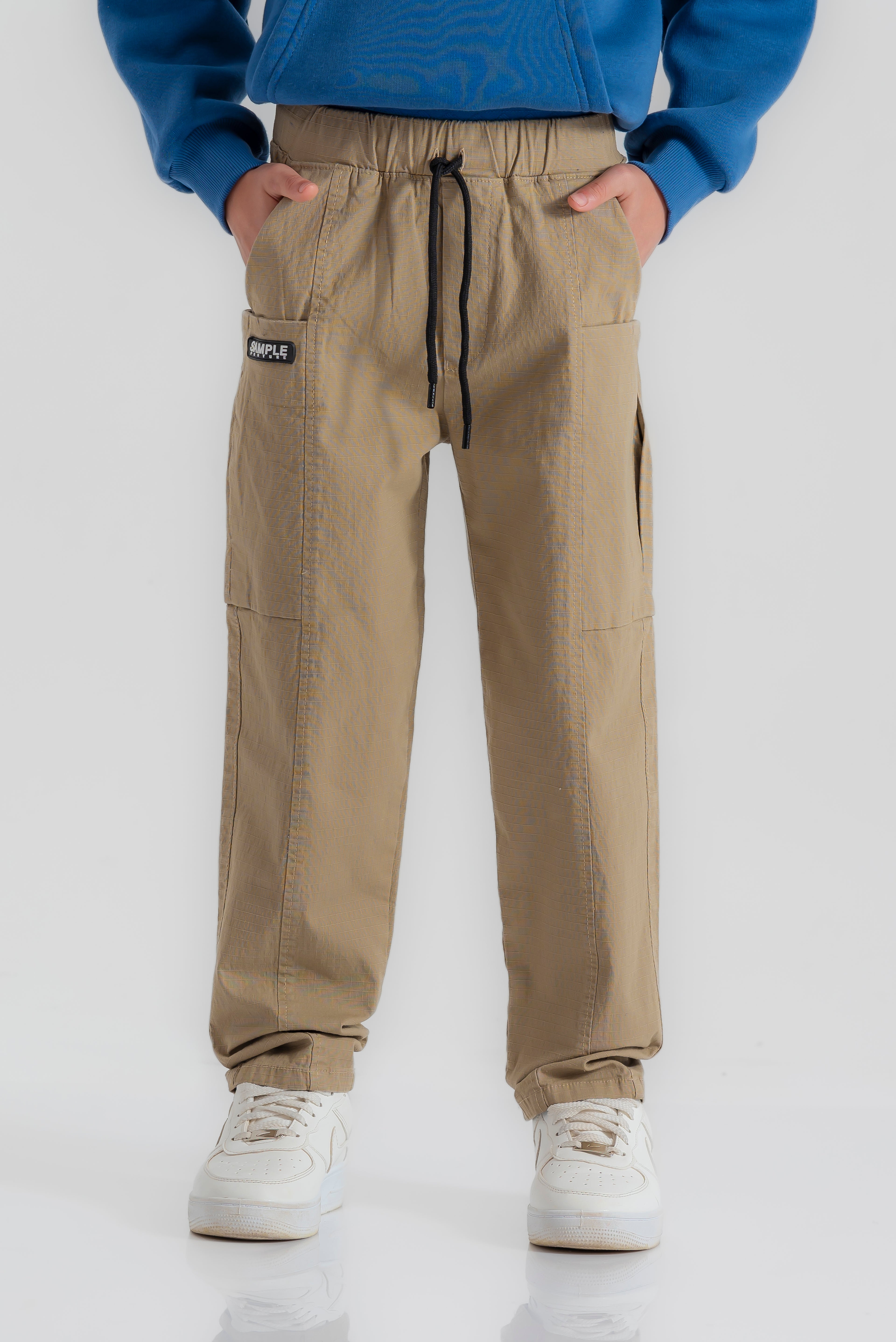 "SAMPLE" Gabardine trousers for boys