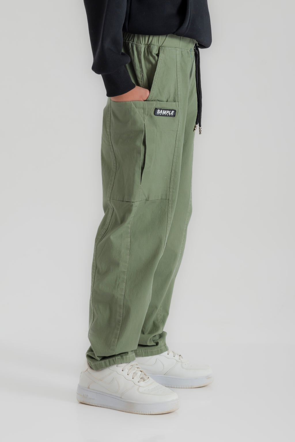 "SAMPLE" Gabardine trousers for boys