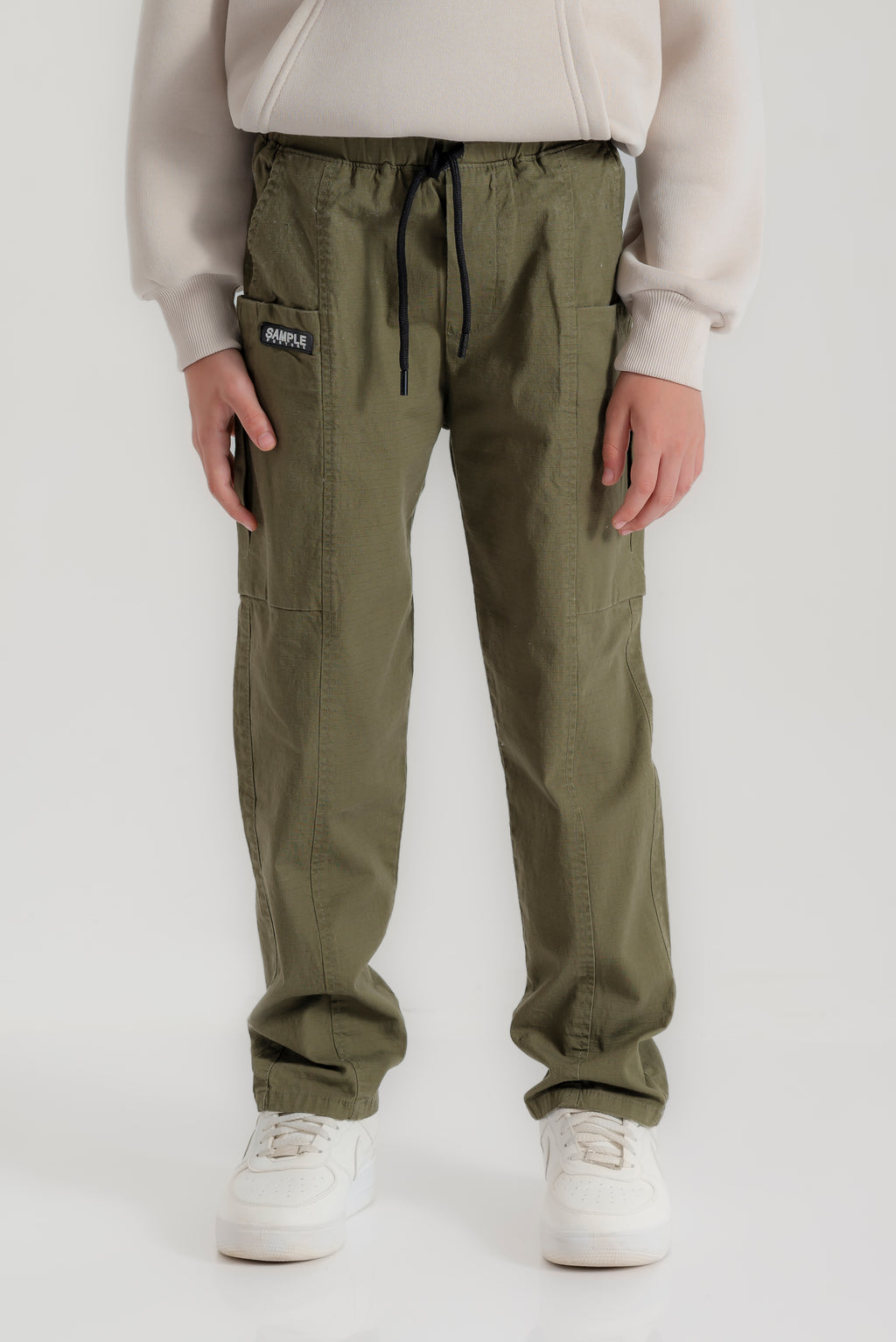 "SAMPLE" Gabardine trousers for boys