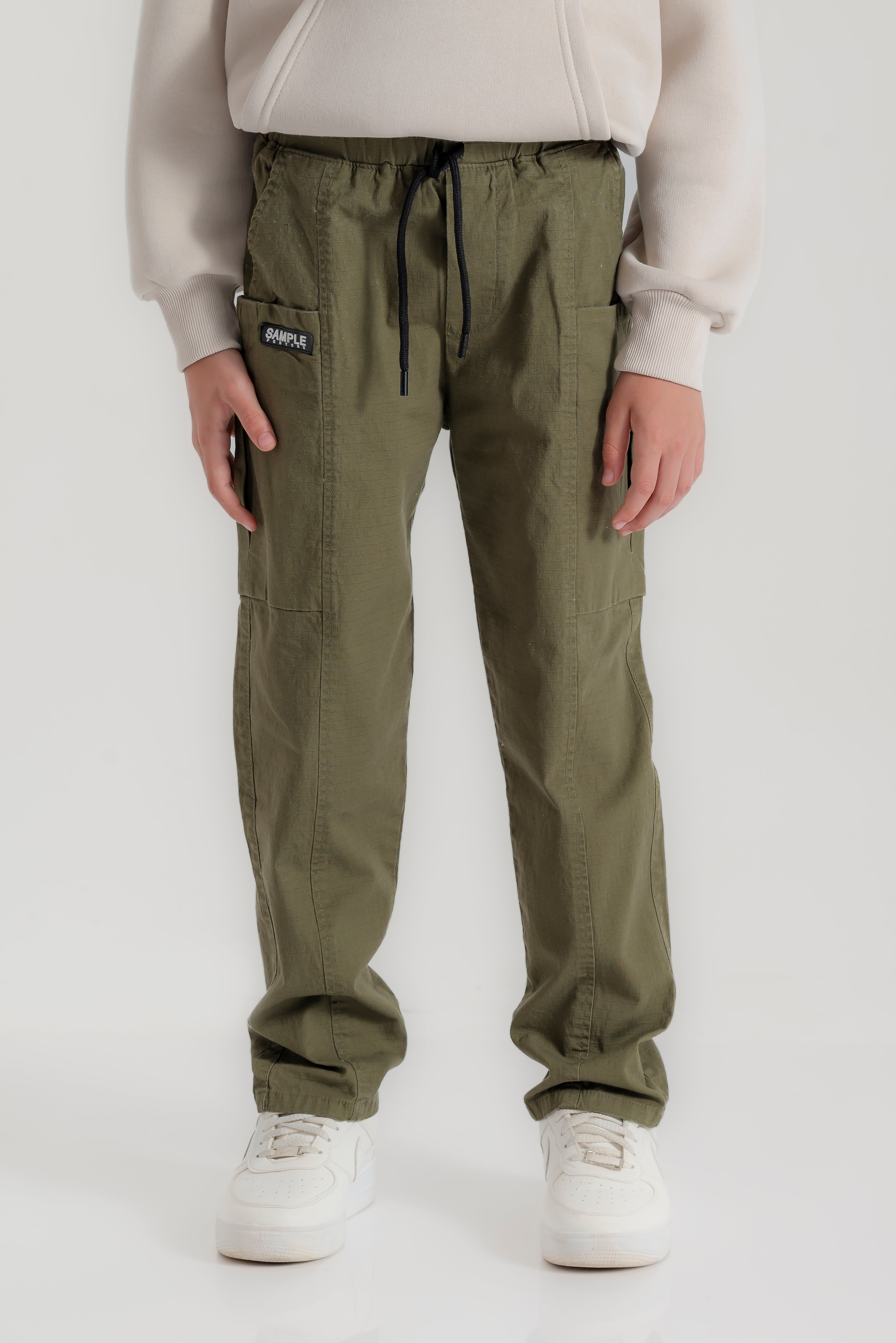 "SAMPLE" Gabardine trousers for boys