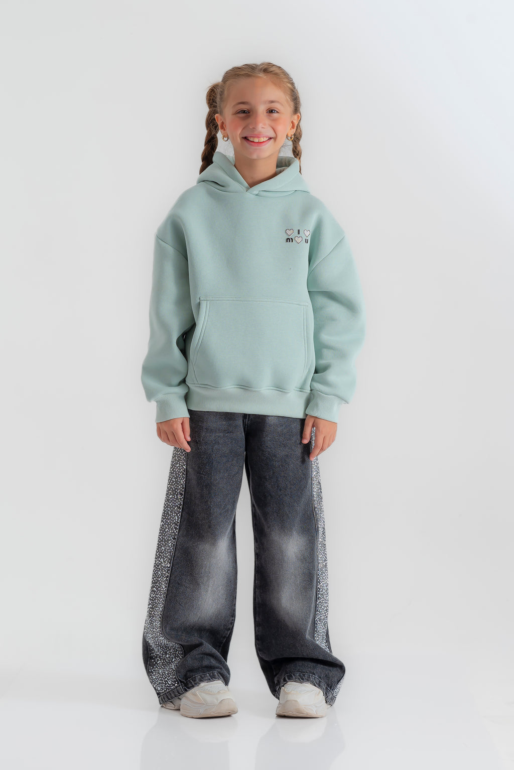 "The Subtle Stitch Hoodie"for girls